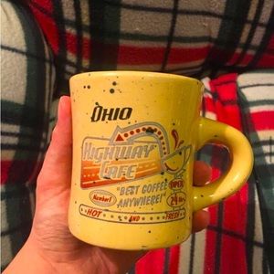 Vintage Ohio Highway cafe mug